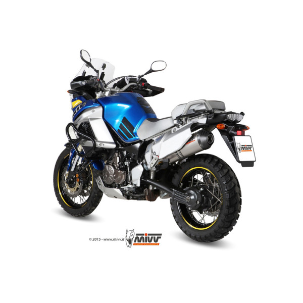 Глушник мотоцикловий Slip-On Line (Oval) MIVV для Yamaha XT1200Z Super Tenere (10-20) титановий