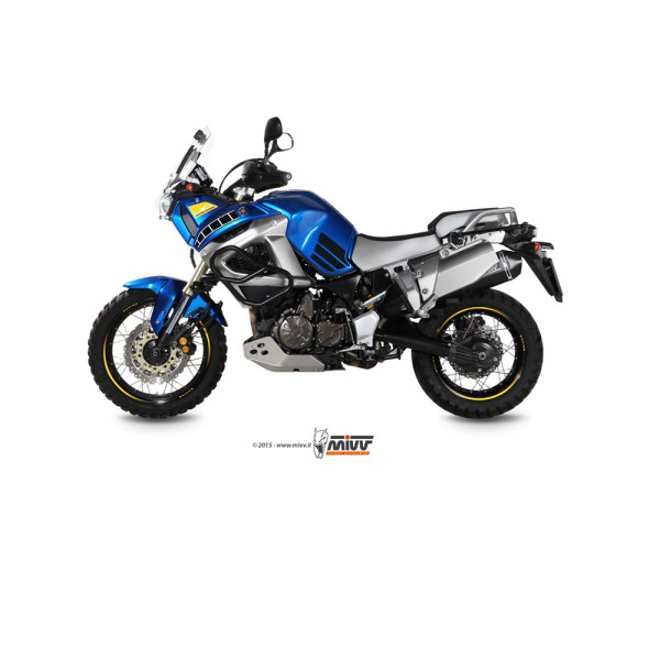 Глушник мотоцикловий Slip-On Line (Speed Edge) MIVV для Yamaha XTZ1200 Super Tenere (10-20) чорний