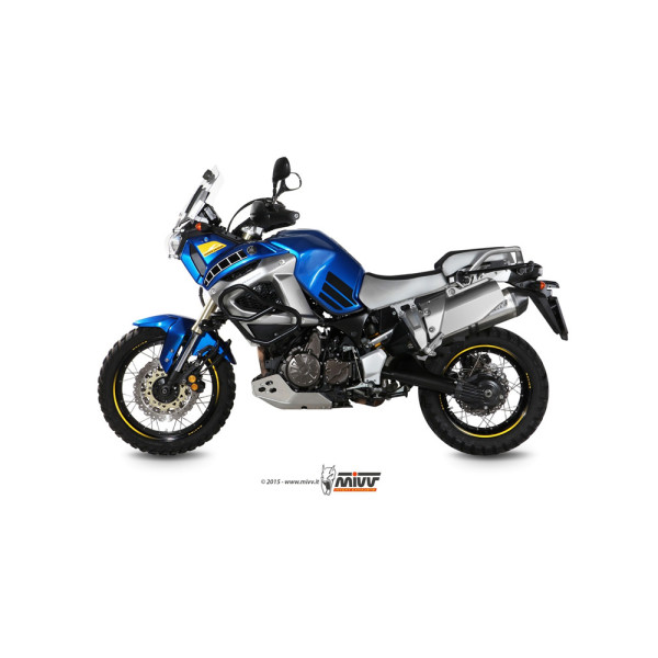 Глушник мотоцикловий Slip-On Line (Speed Edge) MIVV для Yamaha XTZ1200 Super Tenere (10-20) срібний