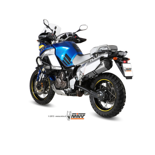 Глушник мотоцикловий Slip-On Line (Speed Edge) MIVV для Yamaha XTZ1200 Super Tenere (10-20) срібний