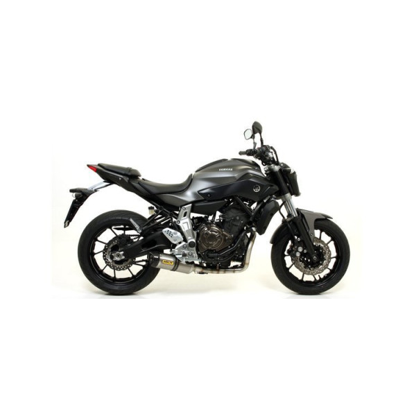 Глушник Arrow - Yamaha MT-07 14-20 / Yamaha Tracer 700 16-20 Thunder, Titanium + Carbon