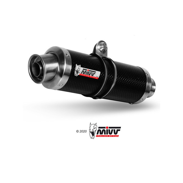 Глушник мотоцикловий Slip-On (GP) MIVV для Yamaha FZ1 1000 / Fazer (06-16) carbon