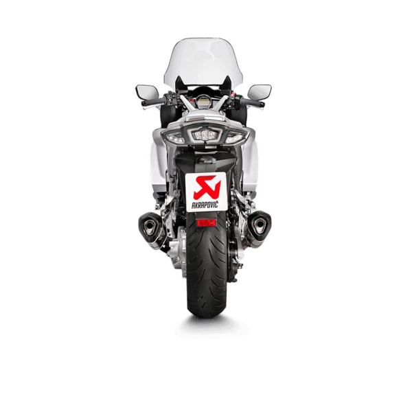 Глушник мотоцикловий Akrapović для Yamaha FJR 1300 13-20 Slip-On Line, Титан + Вуглецеве волокно
