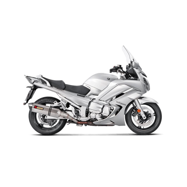 Глушник мотоцикловий Akrapović для Yamaha FJR 1300 13-20 Slip-On Line, Титан + Вуглецеве волокно