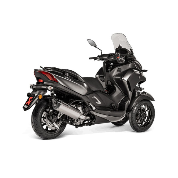 Глушник мотоцикловий Slip-On Line Нержавіюча сталь + Вуглецеве волокно Akrapović Yamaha Tricity 300 (20)