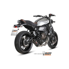 Повний вихлопний колектор (Oval) MIVV для Yamaha XSR 700 (16-) carbon