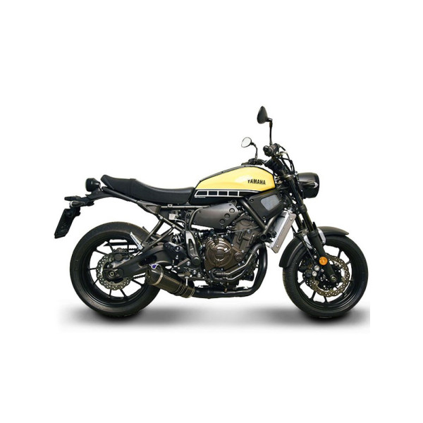Вихлопна система 2x1 Termignoni Slip-On Total Black Edition для Yamaha MT07 (14-20), Yamaha XSR 700 (16-20)