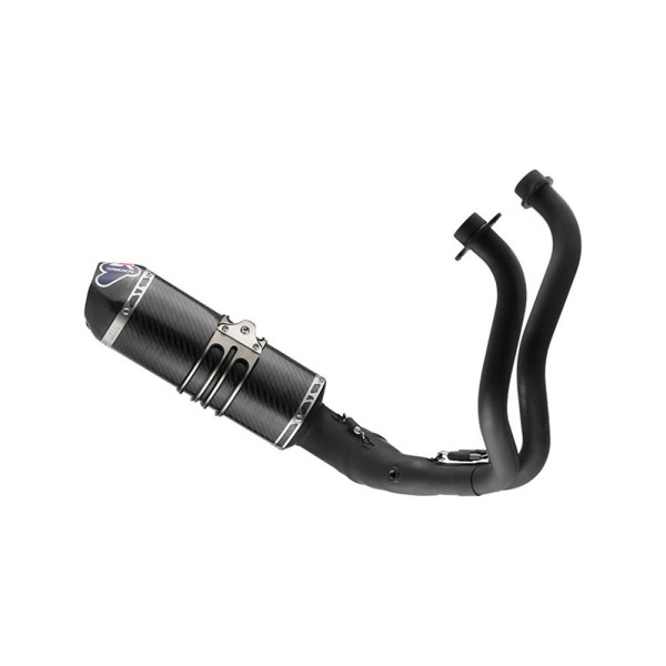 Вихлопна система 2x1 Termignoni Slip-On Total Black Edition для Yamaha MT07 (14-20), Yamaha XSR 700 (16-20)