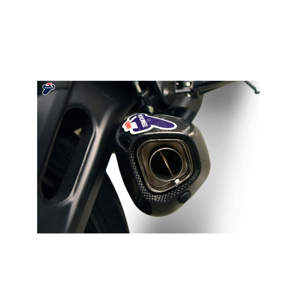 Вихлопна система 2x1 Termignoni Slip-On Total Black Edition для Yamaha MT07 (14-20), Yamaha XSR 700 (16-20)