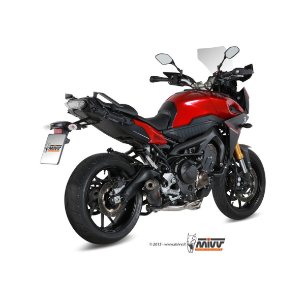 Повний вихлопний система (Oval) MIVV для Yamaha Tracer 900 / GT / FJ-09 (13-20) карбон