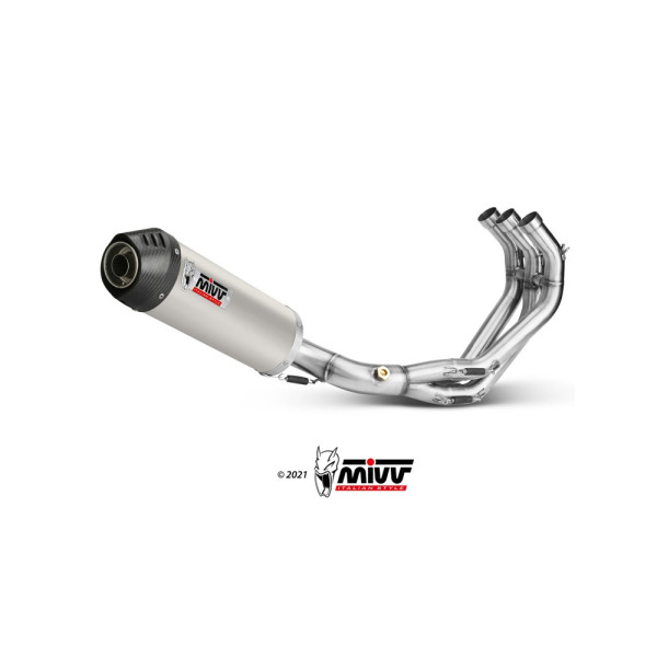 Повний вихлопний система (Oval) MIVV для Yamaha Tracer 900 / GT / FJ-09 (13-20) титановий