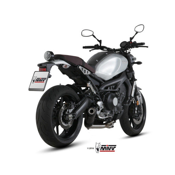 Повний вихлопний колектор (Oval) MIVV для Yamaha XSR 900 (16-20) карбон