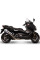 Вихлопна система 2x1 Termignoni Slip-On нержавіюча сталь, вуглецеве волокно для Yamaha T-Max 530 (17-19)