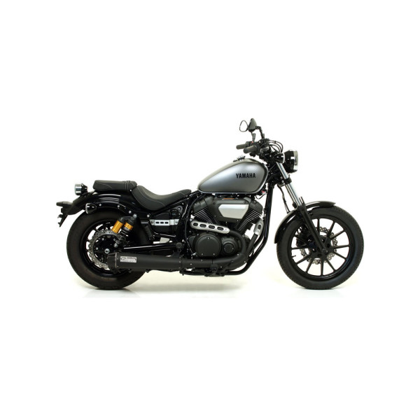 Глушник мотоцикловий Arrow Rebel Yamaha XV 950 R (14-16) чорний з гомологацією