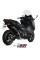 Повний вихлопний колектор (Oval) MIVV для Yamaha T-Max 530 (17-19) / 560 (20-21) чорний