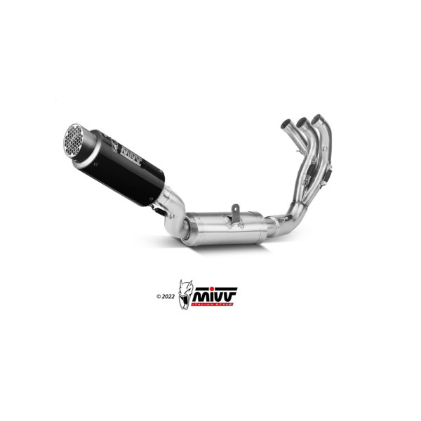 Повний вихлопний система (GP Pro) MIVV для Yamaha MT-09 / FZ-09 (21-) карбон