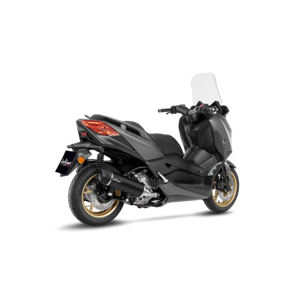 Вихлопна система LeoVince Nero Slip-On, нержавіюча сталь, без гомологації для Yamaha X-Max 300/Tech Max 21-