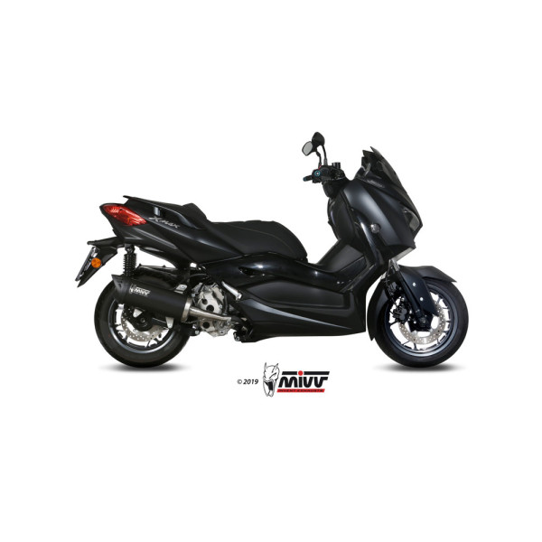 Вихлопна система Slip-On (Mover) MIVV для Yamaha X-Max 300 (17-20) чорна