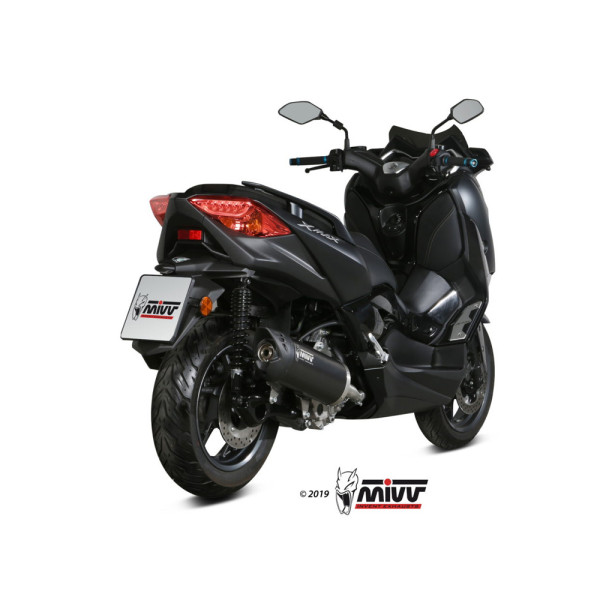 Вихлопна система Slip-On (Mover) MIVV для Yamaha X-Max 300 (17-20) чорна