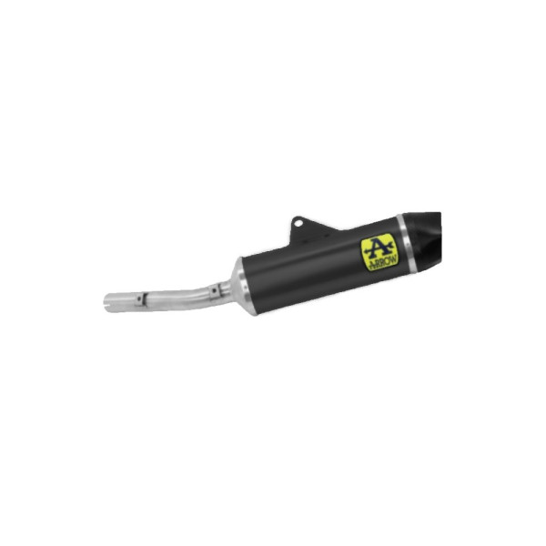 Глушник Arrow - Yamaha Tenere 700 19-21 Indy Race, Aluminium Dark + Titanium
