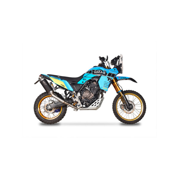 Вихлопна система Spark Dakar для Yamaha Ténéré 700 (19-) чорна