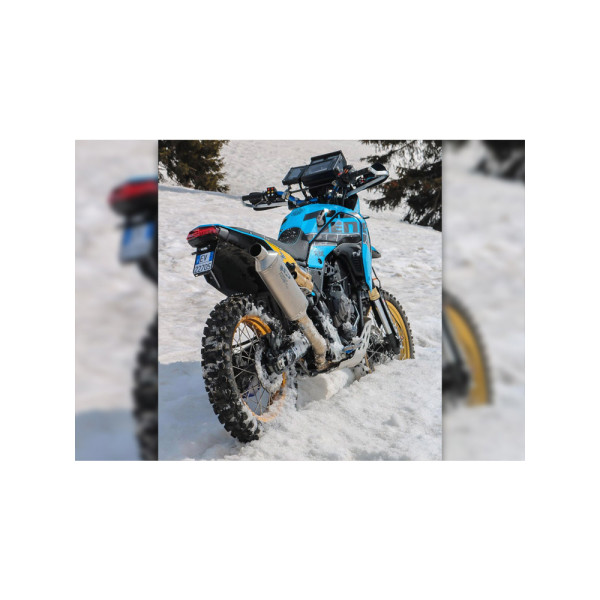 Вихлопна система Spark Dakar для Yamaha Ténéré 700 (19-) срібляста