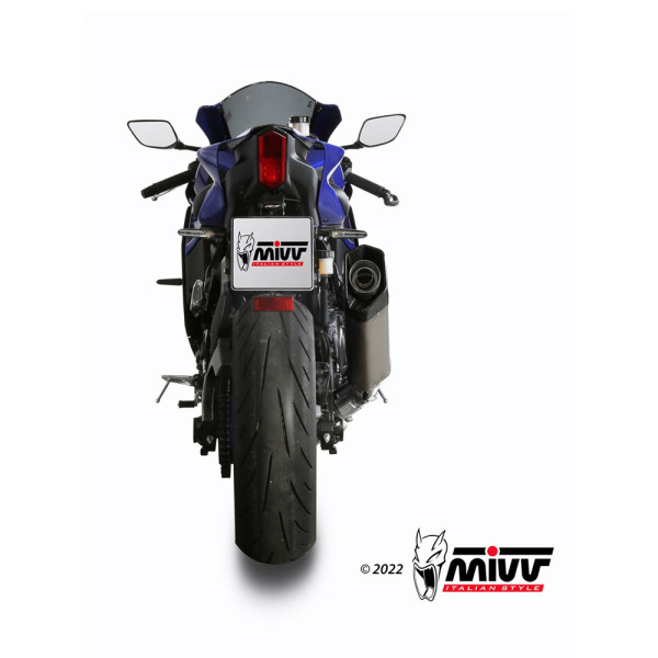 Повний вихлопний система (SR-1) MIVV для Yamaha YZF-R7 (22-) титановий