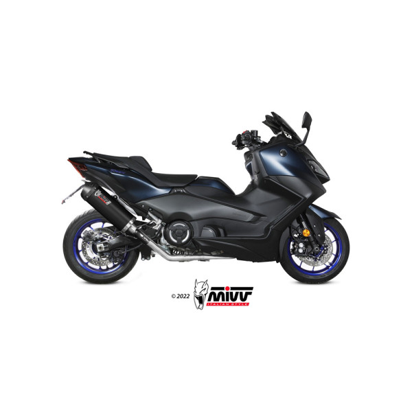 Повний вихлопний колектор (Oval) MIVV для Yamaha T-Max 560 (22-) чорний