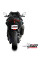 Повний вихлопний колектор (Oval) MIVV для Yamaha T-Max 560 (22-) чорний