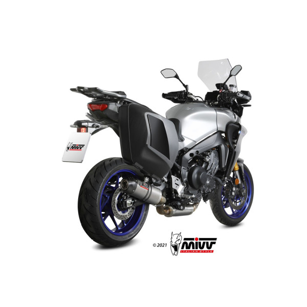 Повний вихлопний комплект (Oval) MIVV для Yamaha Tracer 9 / GT (21-) титановий