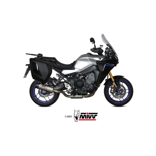 Повний вихлопний комплект (Oval) MIVV для Yamaha Tracer 9 / GT (21-) титановий