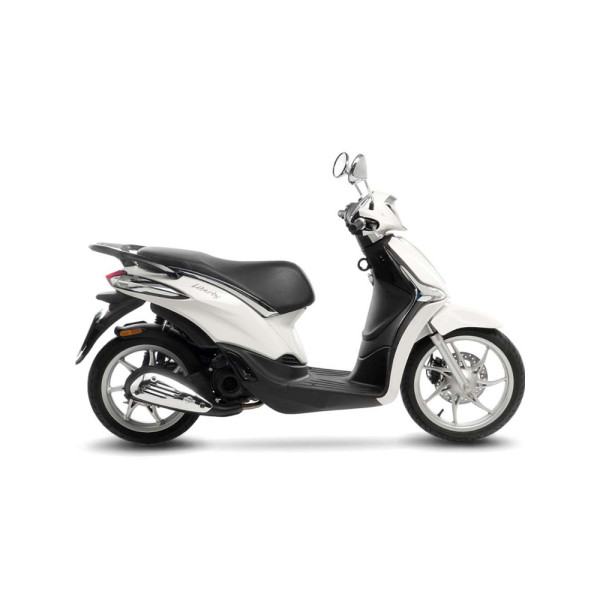 Повний вихлопний системи LeoVince Sitoplus Chrome Heat Shield сталь для обраних моделей Piaggio / Vespa