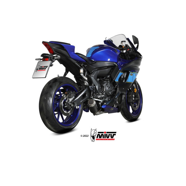 Повний вихлопний комплект (MK3) MIVV для Yamaha YZF-R7 (22-) карбон