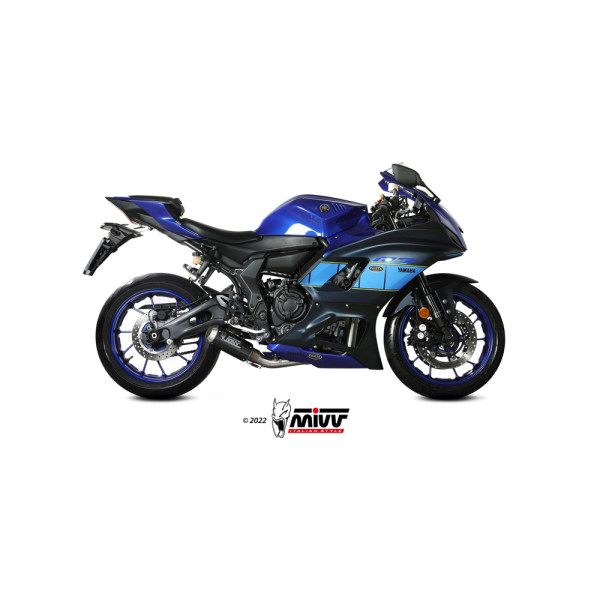 Повний вихлопний комплект (MK3) MIVV для Yamaha YZF-R7 (22-) карбон