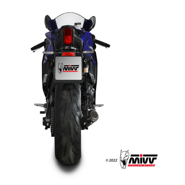 Повний вихлопний комплект (MK3) MIVV для Yamaha YZF-R7 (22-) карбон