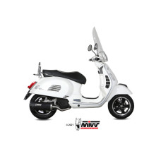 Повний вихлопний комплект (Mover) MIVV для Vespa GTS 125 (17-18) чорний