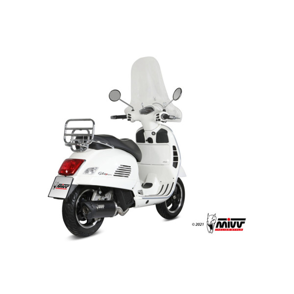 Повний вихлопний комплект (Mover) MIVV для Vespa GTS 125 (17-18) чорний