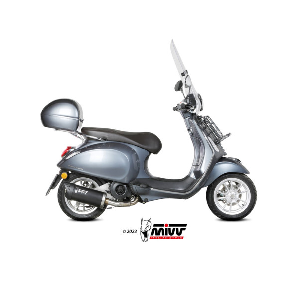 Повний вихлопний система (Mover) MIVV для Vespa Primavera 150 (21-) чорний