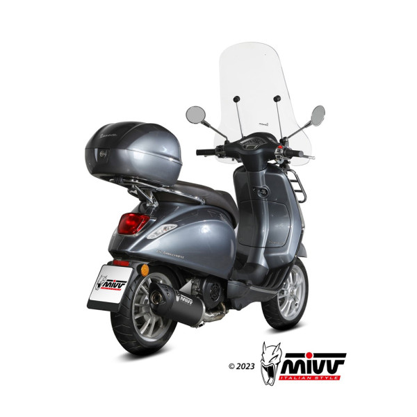 Повний вихлопний система (Mover) MIVV для Vespa Primavera 150 (21-) чорний