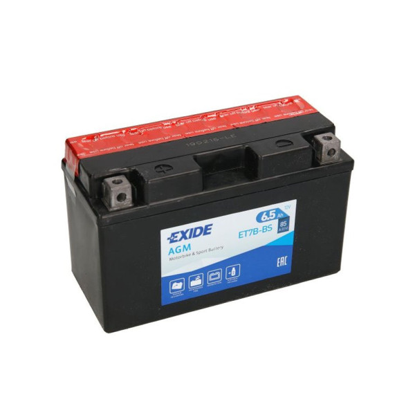 Акумулятор AGM EXIDE ET7B-BS