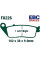 Гальмівні колодки EBC EPFA226HH 102 x 38 x 9.0mm на перед