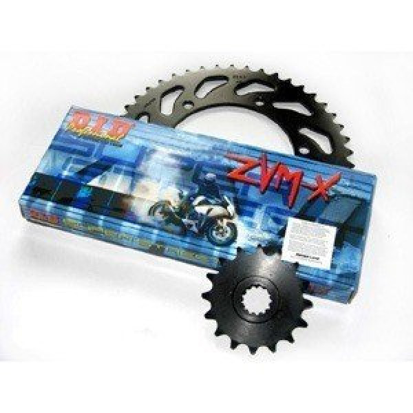 APRILIA ETV CAPO NORD 1000 01-08 комплект приводу DID525 ZVMX G&G SUPER STREET (X-ring гіпер-посилений, золотий) та зірочки Sunstar.