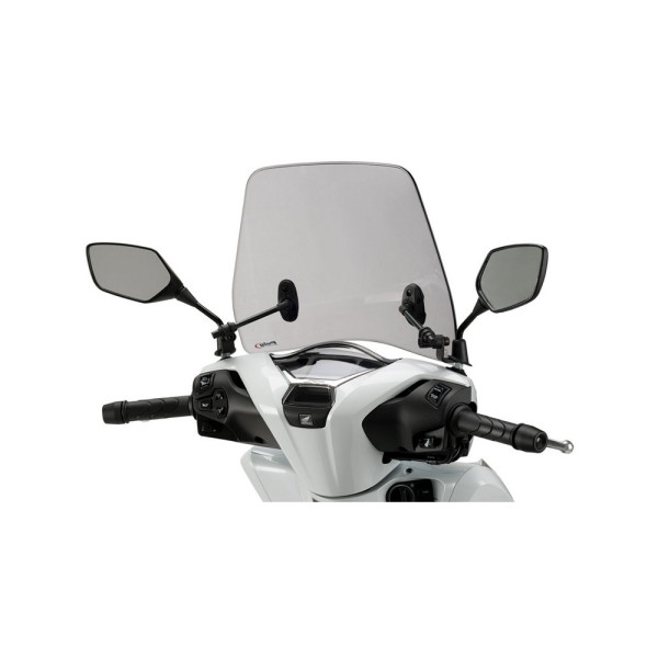 Вітрове скло Puig (Traffic) для Honda SCOOPY SH125i (20-), SCOOPY SH150i (20-21), SCOOPY SH350i (21-) легке затемнене