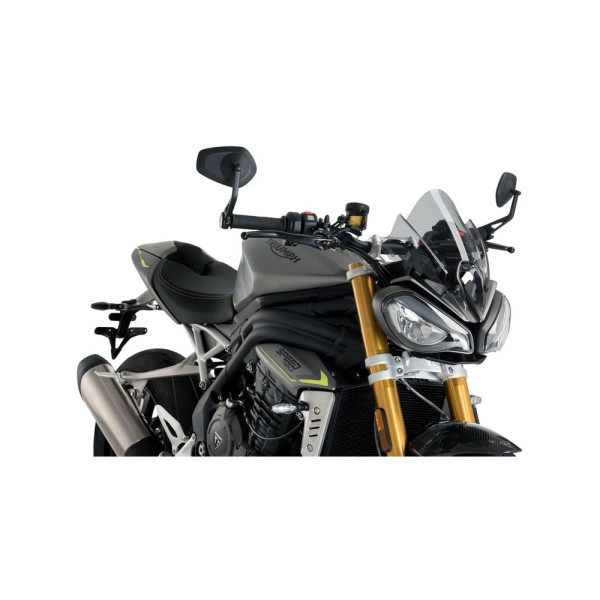 Вітрове скло PUIG Naked New Generation для Triumph Speed Triple RS (21-) легке затемнене
