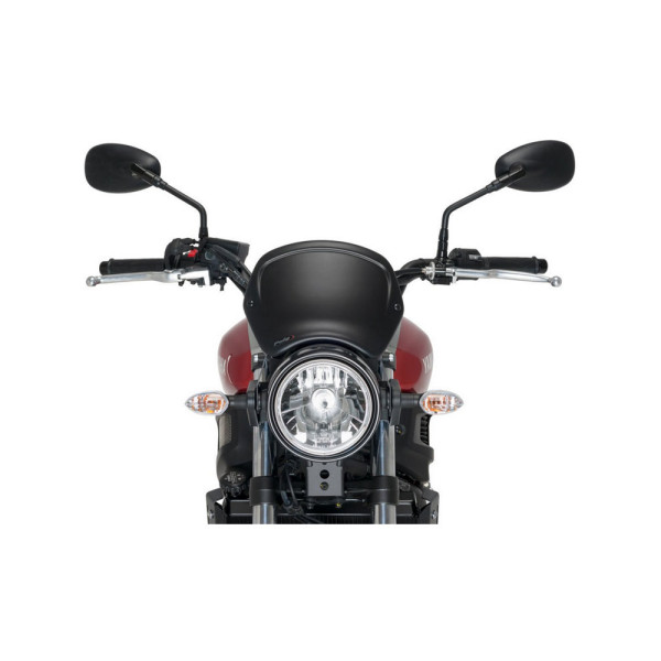 Обтічник PUIG Retroplate для Honda, Kawasaki, Triumph, Yamaha (обрані моделі) чорний