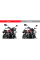 Обтічник PUIG Retroplate для Honda, Kawasaki, Triumph, Yamaha (обрані моделі) чорний
