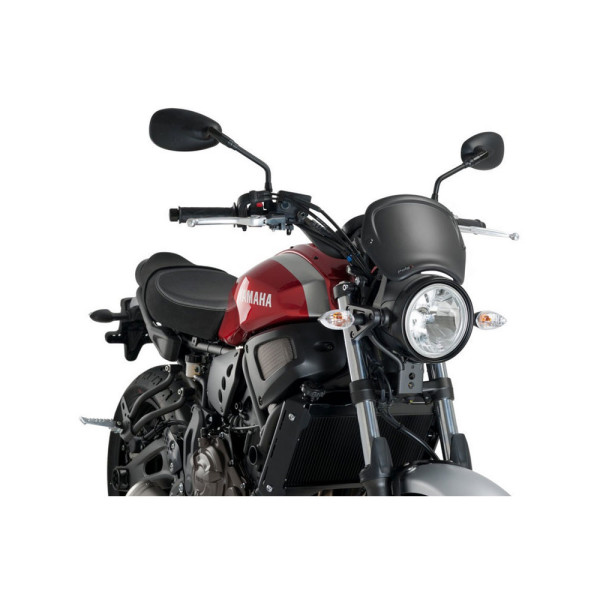 Обтічник PUIG Retroplate для Honda, Kawasaki, Triumph, Yamaha (обрані моделі) чорний