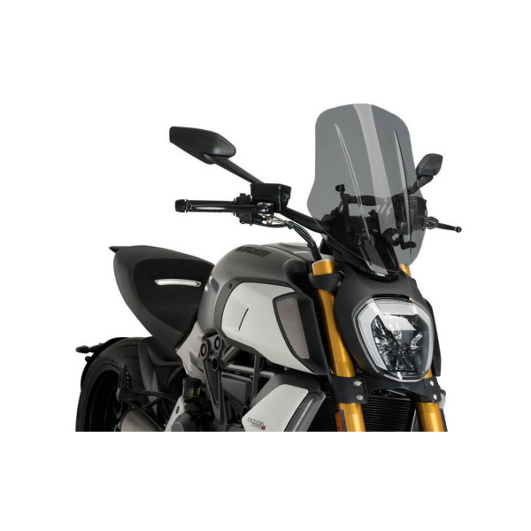 Вітрове скло PUIG Naked New Generation для Ducati Diavel 1260 / S (19-) сильно затемнене