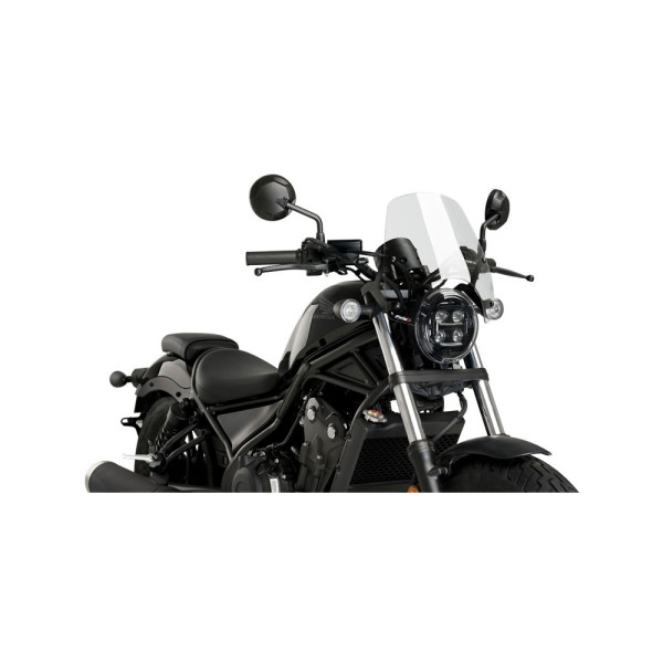 Мотоциклетний обтічник PUIG Naked New Generation Honda Rebel 300 (17-23)/ 500 (17-) прозорий