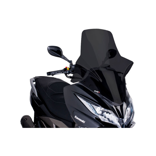 Скло PUIG V-Tech Touring для Kawasaki J125 (16-21), J300 (14-21) сильно затемнене